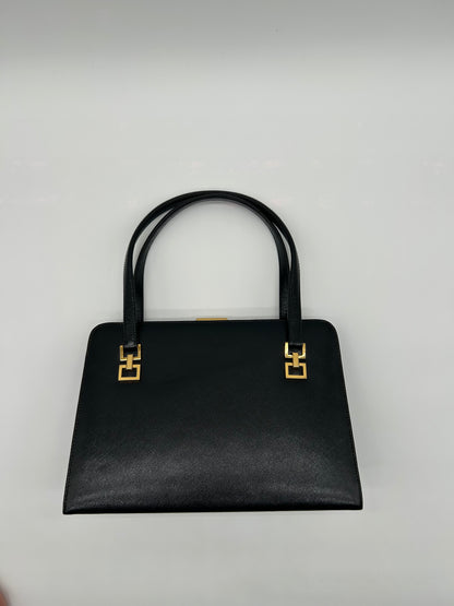 Borsa Gucci vintage 60’/70’ in pelle nera