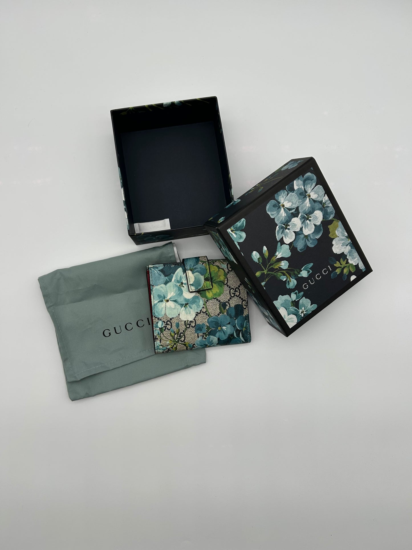 Portafoglio Gucci GG blooms in pelle